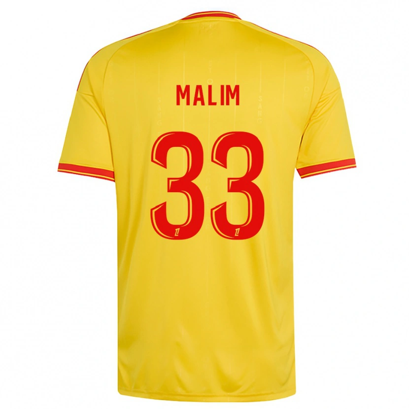 Danxen Homme Maillot Yasmina Malim #33 Or Orange Rouge Tenues Domicile 2026/27 T-Shirt