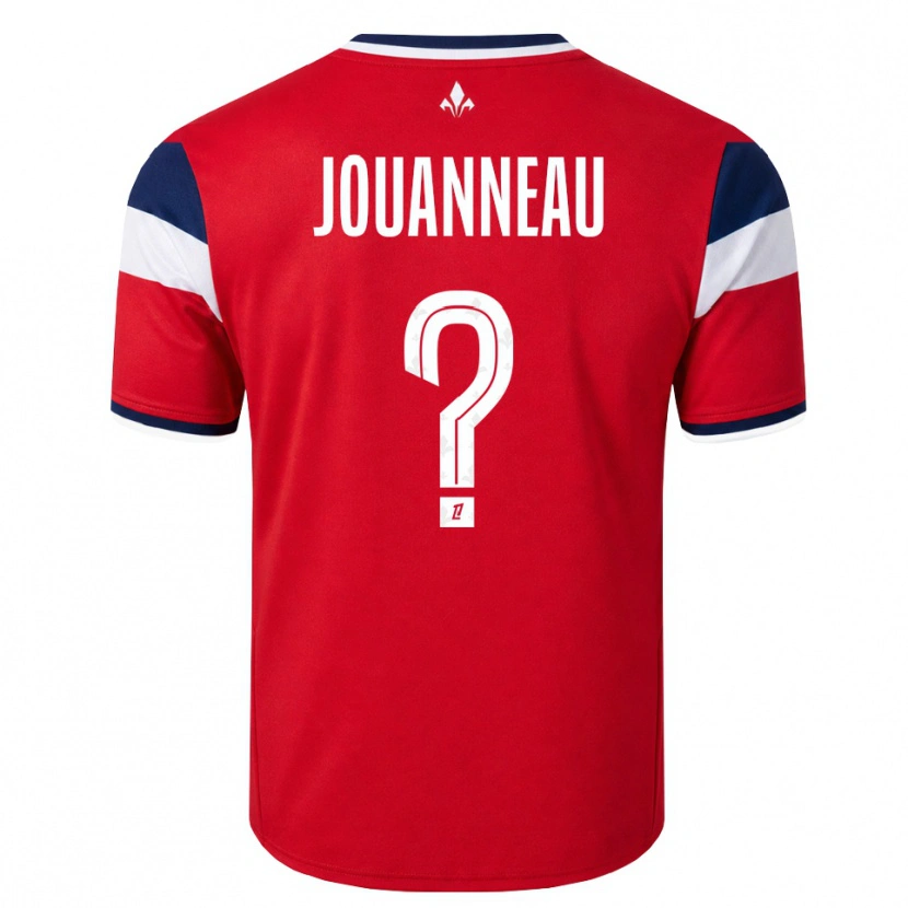 Danxen Homme Maillot Paul Jouanneau #0 Rouge Blanc Bleu Royal Tenues Domicile 2026/27 T-Shirt