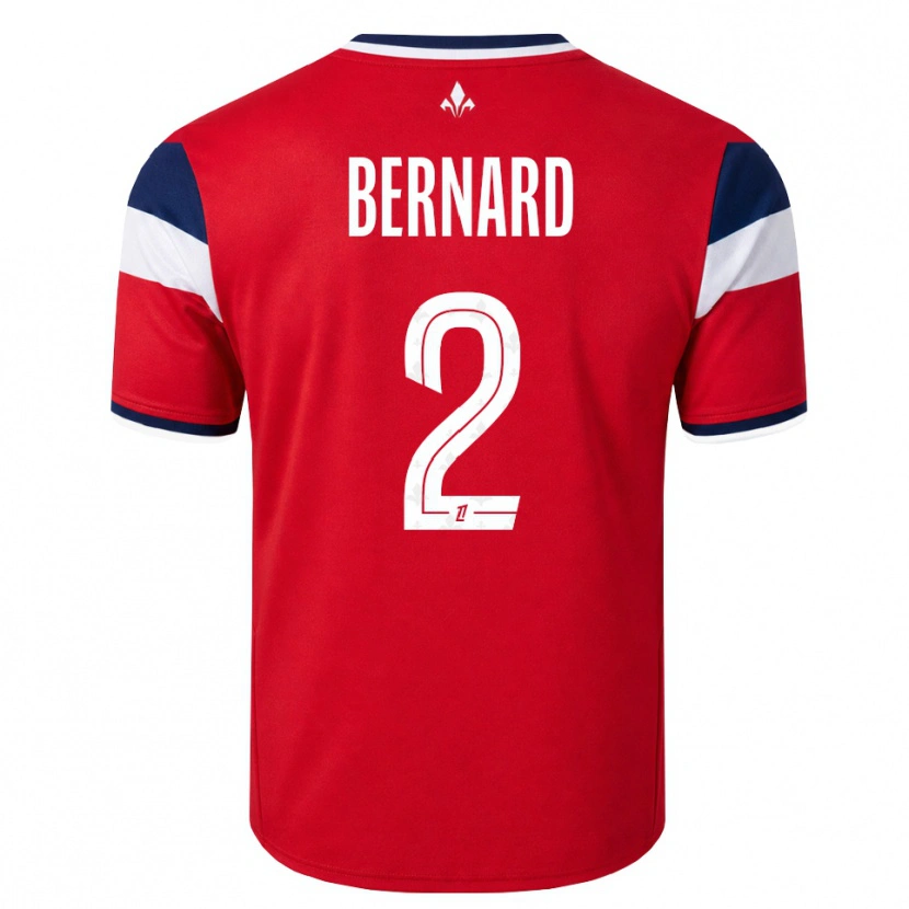 Danxen Homme Maillot Loïk Bernard #2 Rouge Blanc Bleu Royal Tenues Domicile 2026/27 T-Shirt