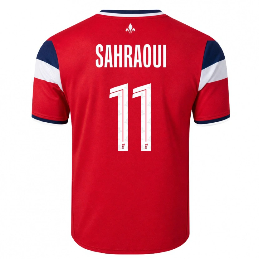 Danxen Homme Maillot Osame Sahraoui #11 Rouge Blanc Bleu Royal Tenues Domicile 2026/27 T-Shirt