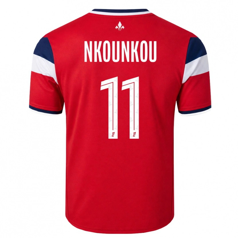 Danxen Homme Maillot Evrack Nkounkou #11 Rouge Blanc Bleu Royal Tenues Domicile 2026/27 T-Shirt