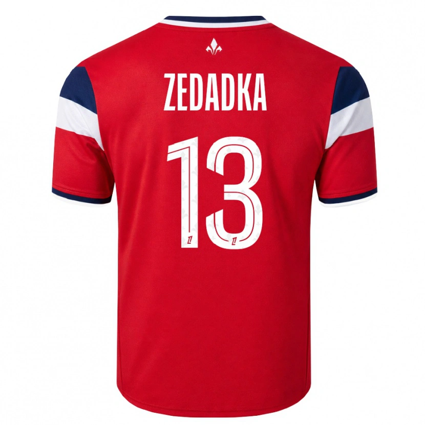 Danxen Homme Maillot Akim Zedadka #13 Rouge Blanc Bleu Royal Tenues Domicile 2026/27 T-Shirt