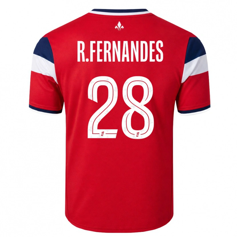 Danxen Homme Maillot Rafael Fernandes #28 Rouge Blanc Bleu Royal Tenues Domicile 2026/27 T-Shirt