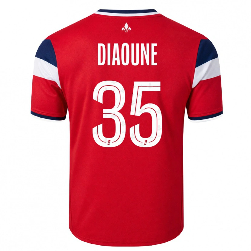 Danxen Homme Maillot Soriba Diaoune #35 Rouge Blanc Bleu Royal Tenues Domicile 2026/27 T-Shirt