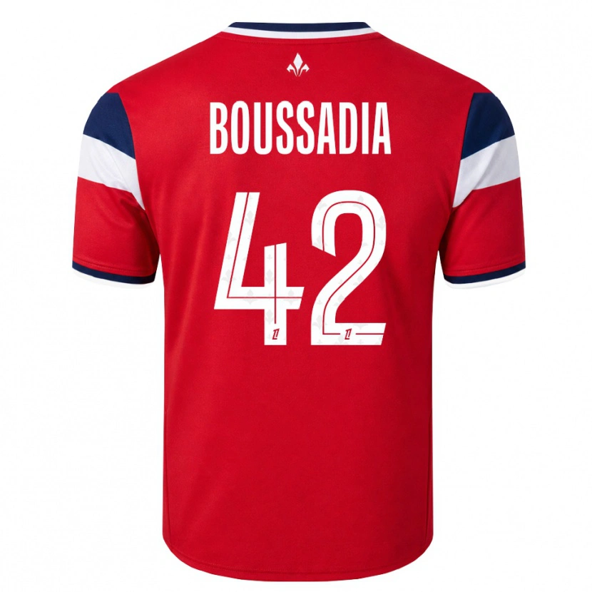 Danxen Homme Maillot Saad Boussadia #42 Rouge Blanc Bleu Royal Tenues Domicile 2026/27 T-Shirt