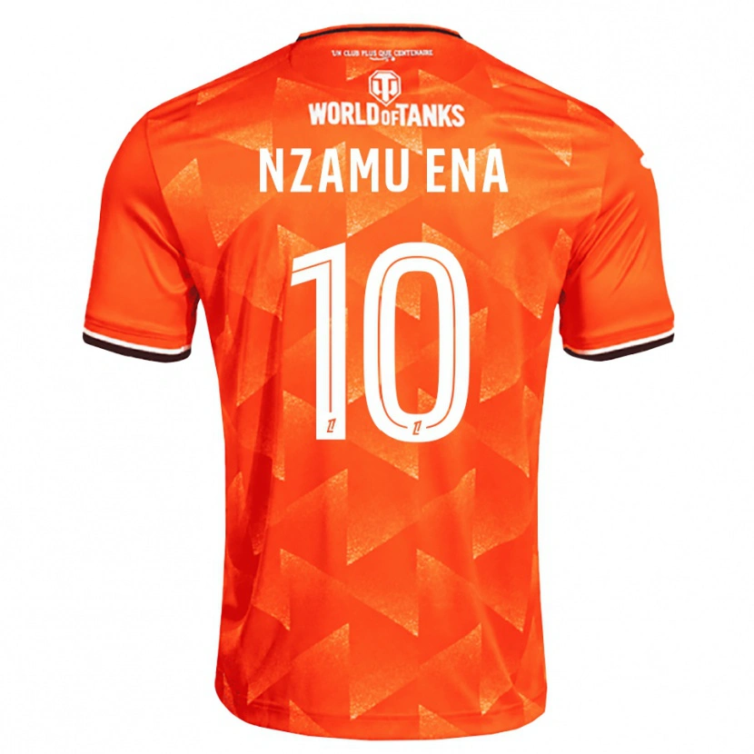Danxen Homme Maillot Arcial Nzamu Ena #10 Orange Blanc Noir Tenues Domicile 2026/27 T-Shirt