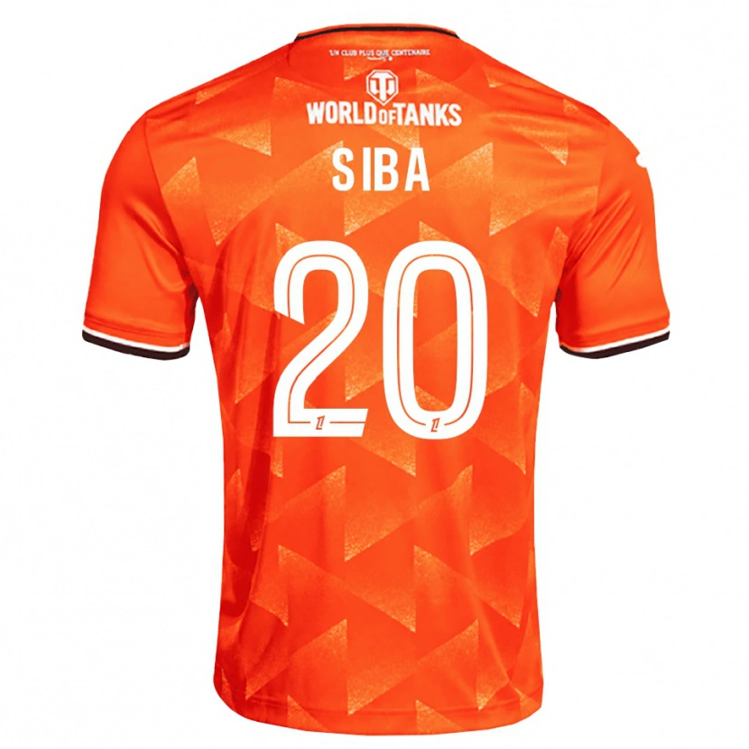 Danxen Homme Maillot Stevan Siba #20 Orange Blanc Noir Tenues Domicile 2026/27 T-Shirt