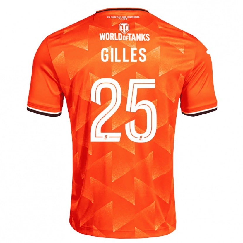 Danxen Homme Maillot Elodie Gilles #25 Orange Blanc Noir Tenues Domicile 2026/27 T-Shirt