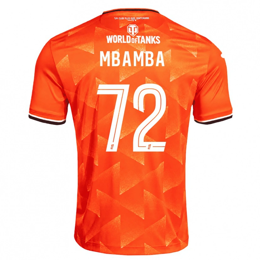 Danxen Homme Maillot Noah Mbamba #72 Orange Blanc Noir Tenues Domicile 2026/27 T-Shirt