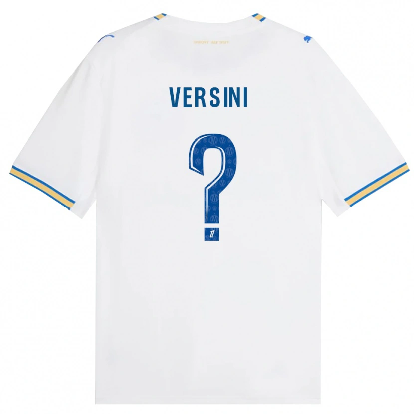 Danxen Homme Maillot Santiago Versini #0 Bleu Dodger Blanc Tenues Domicile 2026/27 T-Shirt