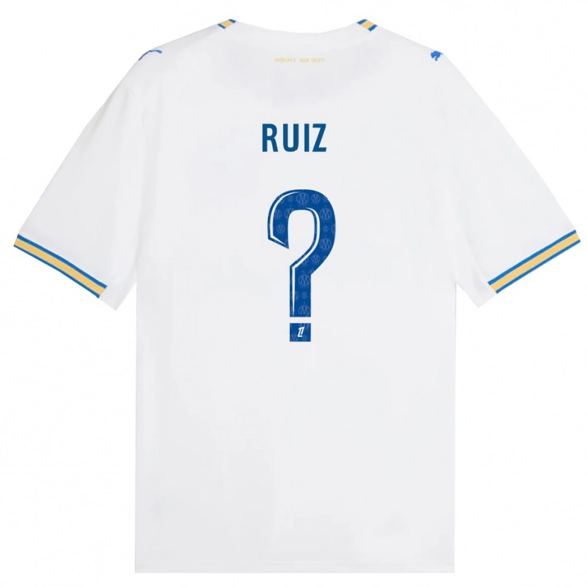 Danxen Homme Maillot Pedro Ruiz #0 Bleu Dodger Blanc Tenues Domicile 2026/27 T-Shirt