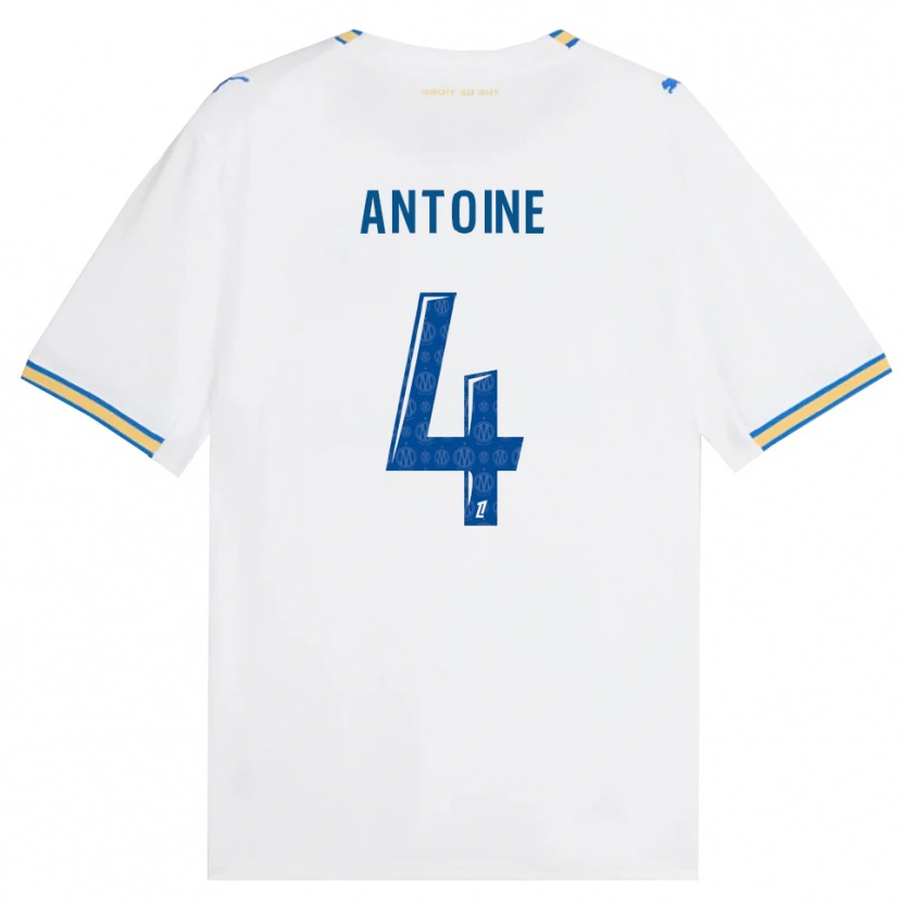 Danxen Homme Maillot Maud Antoine #4 Bleu Dodger Blanc Tenues Domicile 2026/27 T-Shirt
