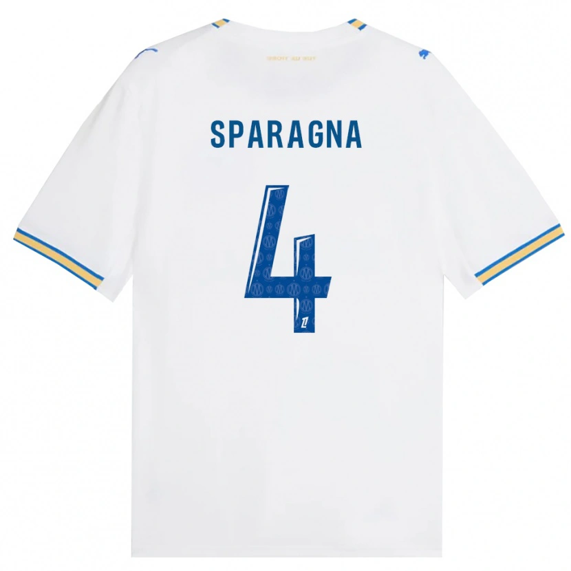 Danxen Homme Maillot Stéphane Sparagna #4 Bleu Dodger Blanc Tenues Domicile 2026/27 T-Shirt
