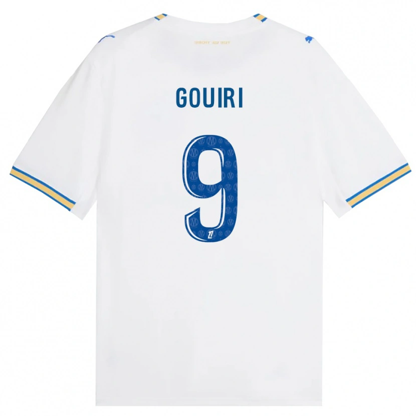 Danxen Homme Maillot Amine Gouiri #9 Bleu Dodger Blanc Tenues Domicile 2026/27 T-Shirt