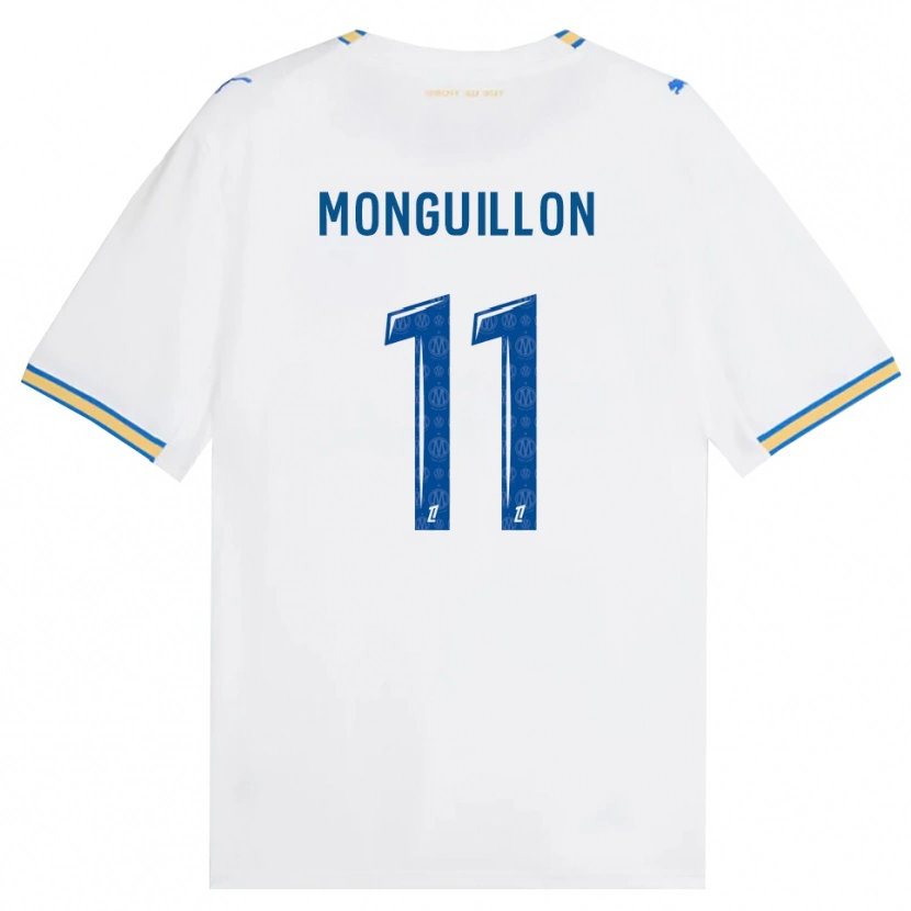 Danxen Homme Maillot Coralie Monguillon #11 Bleu Dodger Blanc Tenues Domicile 2026/27 T-Shirt