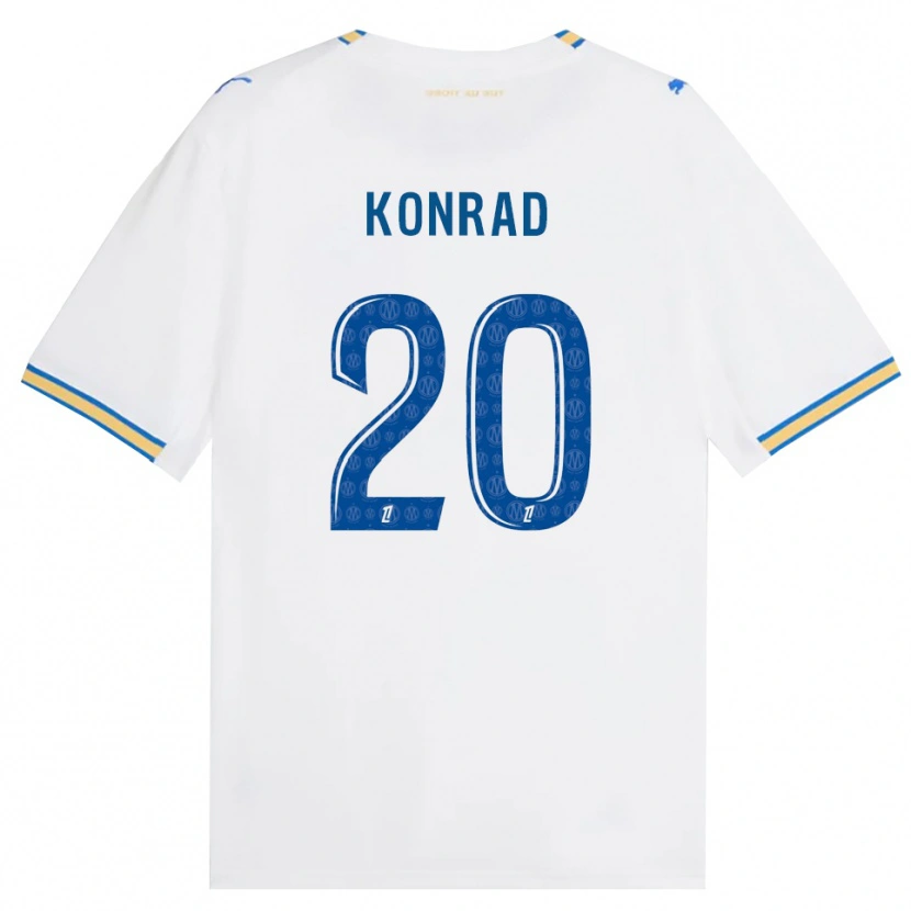 Danxen Homme Maillot Konrad De La Fuente #20 Bleu Dodger Blanc Tenues Domicile 2026/27 T-Shirt
