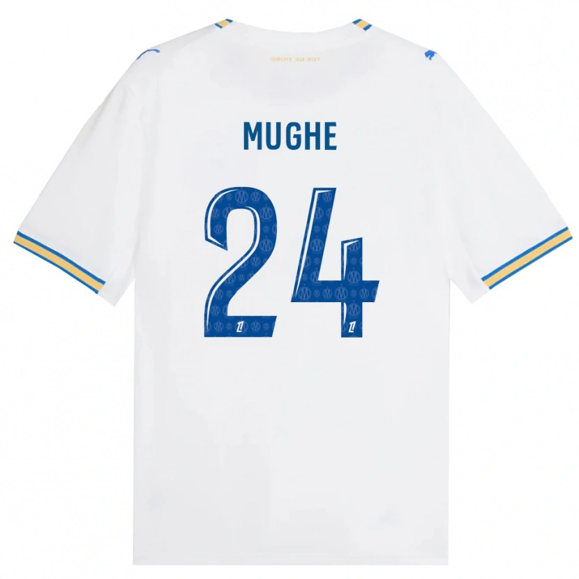 Danxen Homme Maillot François Mughe #24 Bleu Dodger Blanc Tenues Domicile 2026/27 T-Shirt