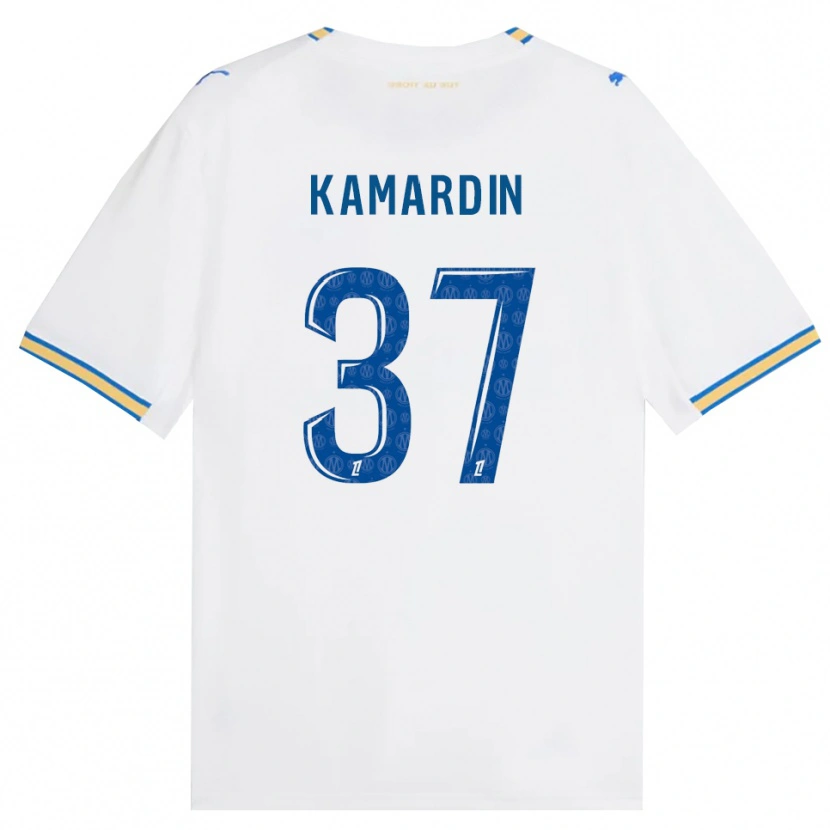 Danxen Homme Maillot Aaron Kamardin #37 Bleu Dodger Blanc Tenues Domicile 2026/27 T-Shirt