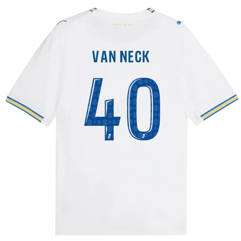 Danxen Homme Maillot Jelle Van Neck #40 Bleu Dodger Blanc Tenues Domicile 2026/27 T-Shirt