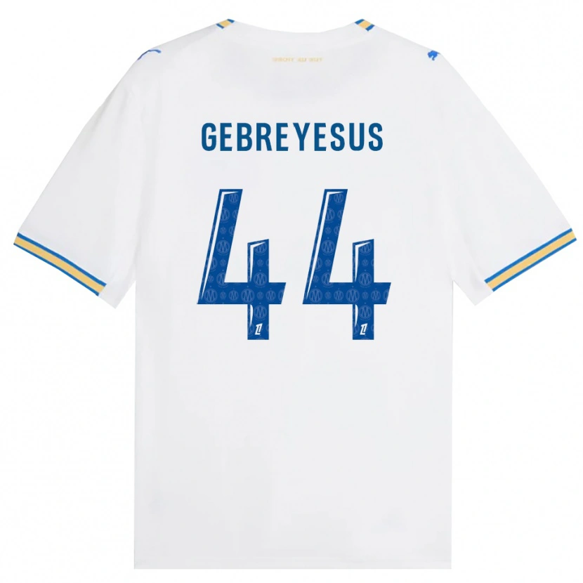 Danxen Homme Maillot Esey Gebreyesus #44 Bleu Dodger Blanc Tenues Domicile 2026/27 T-Shirt