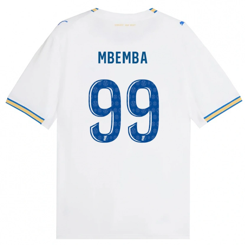 Danxen Homme Maillot Chancel Mbemba #99 Bleu Dodger Blanc Tenues Domicile 2026/27 T-Shirt