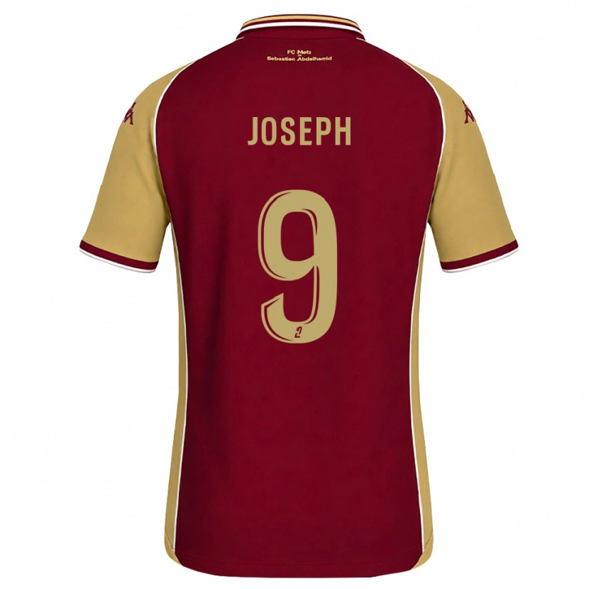 Danxen Homme Maillot Amélie Joseph #9 Goldenrod Rouge Foncé Tenues Domicile 2026/27 T-Shirt