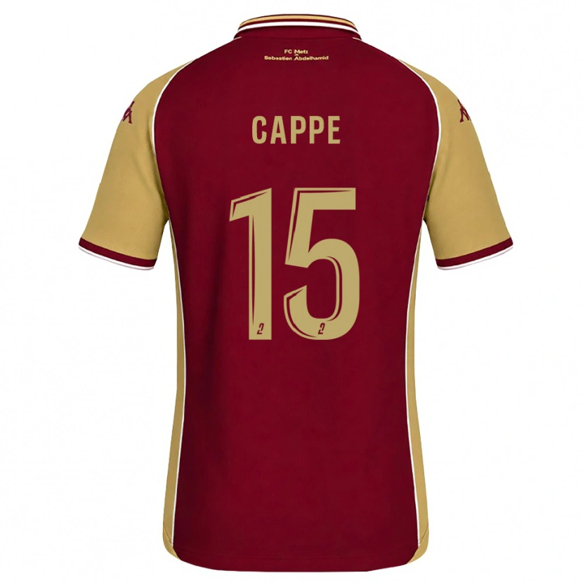 Danxen Homme Maillot Djibril Cappe #15 Goldenrod Rouge Foncé Tenues Domicile 2026/27 T-Shirt