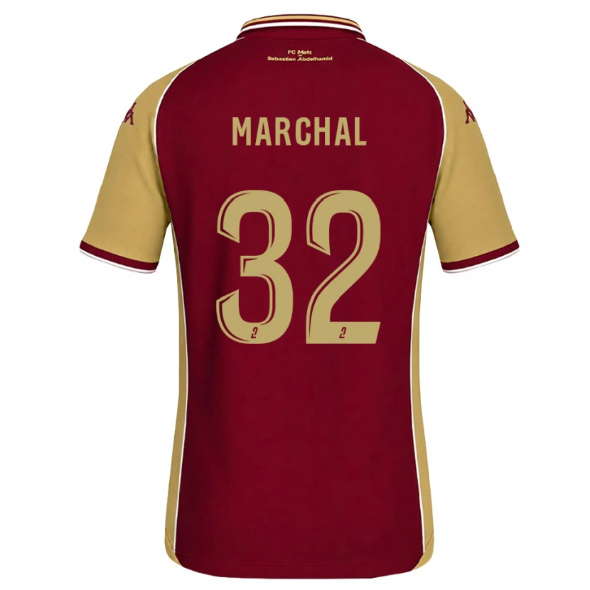 Danxen Homme Maillot Adam Marchal #32 Goldenrod Rouge Foncé Tenues Domicile 2026/27 T-Shirt
