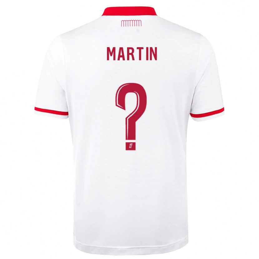 Danxen Homme Maillot Logan Martin #0 Rouge Blanc Tenues Domicile 2026/27 T-Shirt