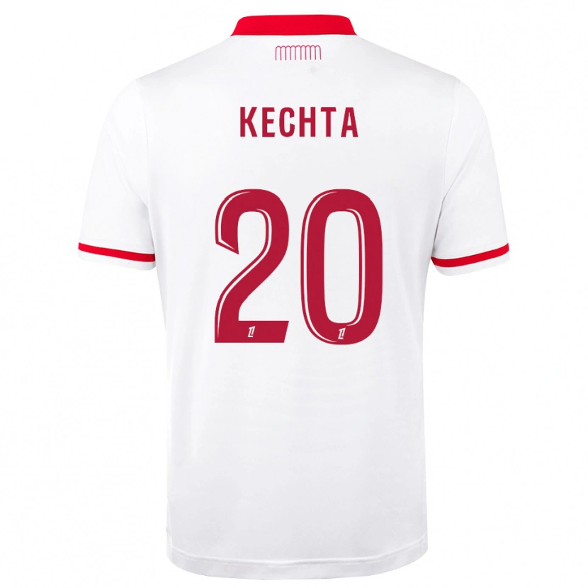 Danxen Homme Maillot Amine Kechta #20 Rouge Blanc Tenues Domicile 2026/27 T-Shirt