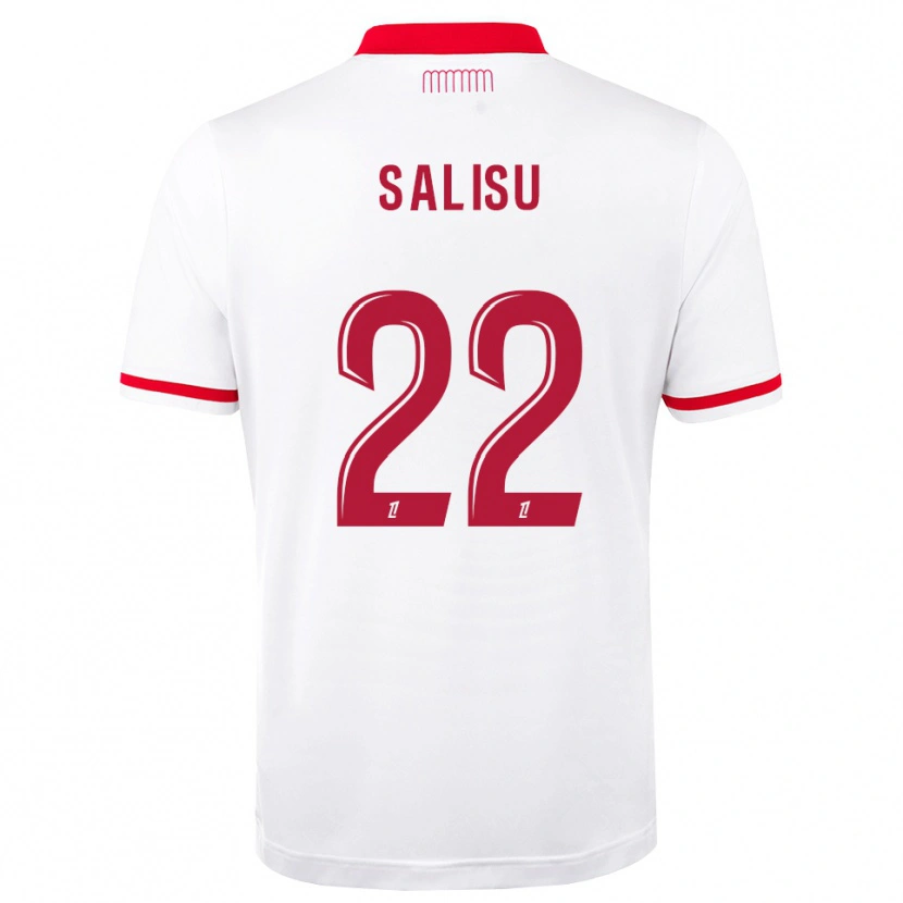 Danxen Homme Maillot Mohammed Salisu #22 Rouge Blanc Tenues Domicile 2026/27 T-Shirt