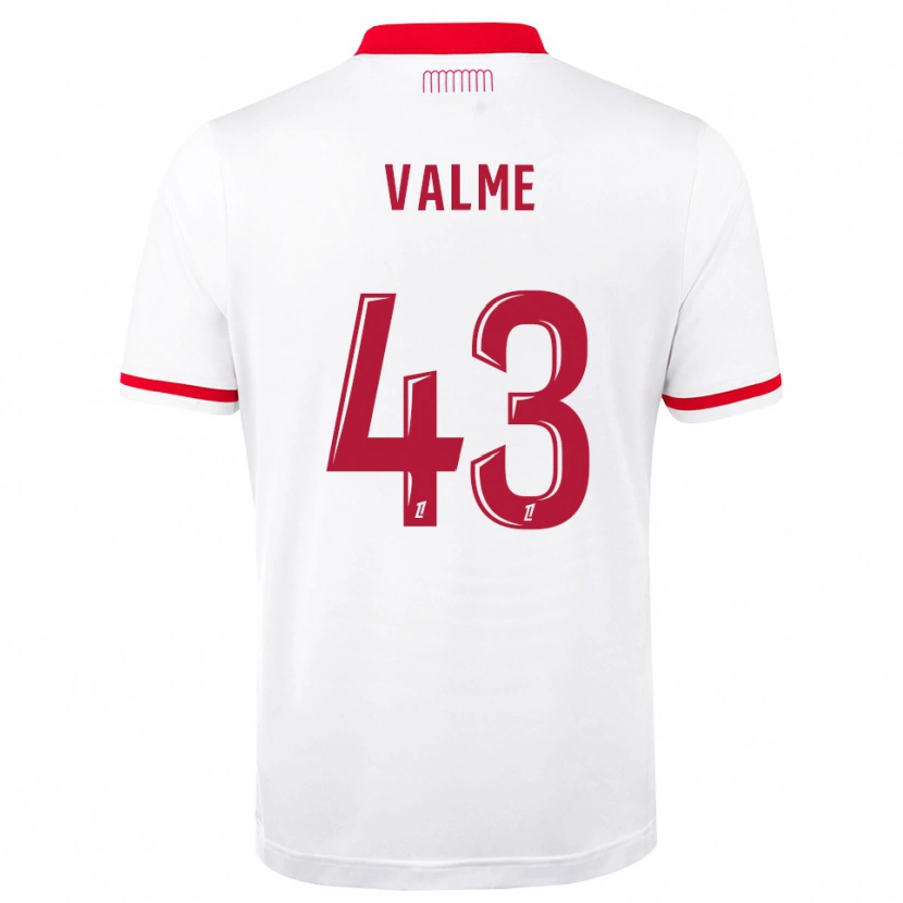 Danxen Homme Maillot Ritchy Valme #43 Rouge Blanc Tenues Domicile 2026/27 T-Shirt