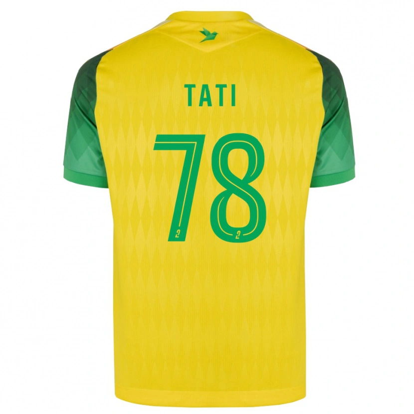 Danxen Homme Maillot Tylel Tati #78 Jaune Vert Rouge Tenues Domicile 2026/27 T-Shirt