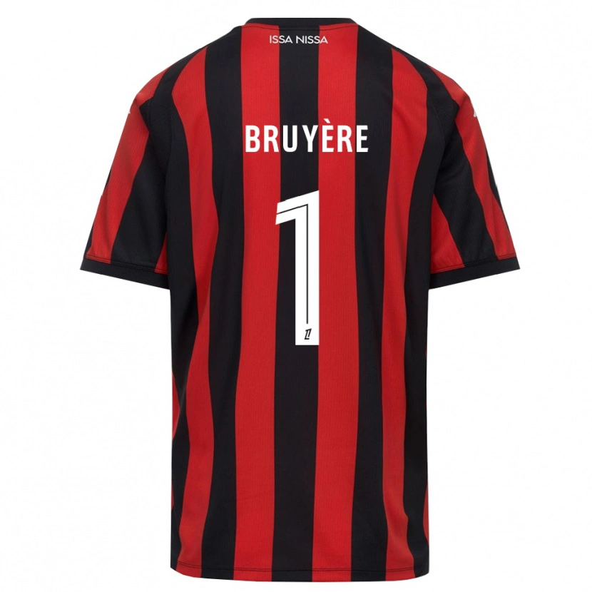 Danxen Homme Maillot Théo Bruyère #1 Rouge Noir Blanc Tenues Domicile 2026/27 T-Shirt