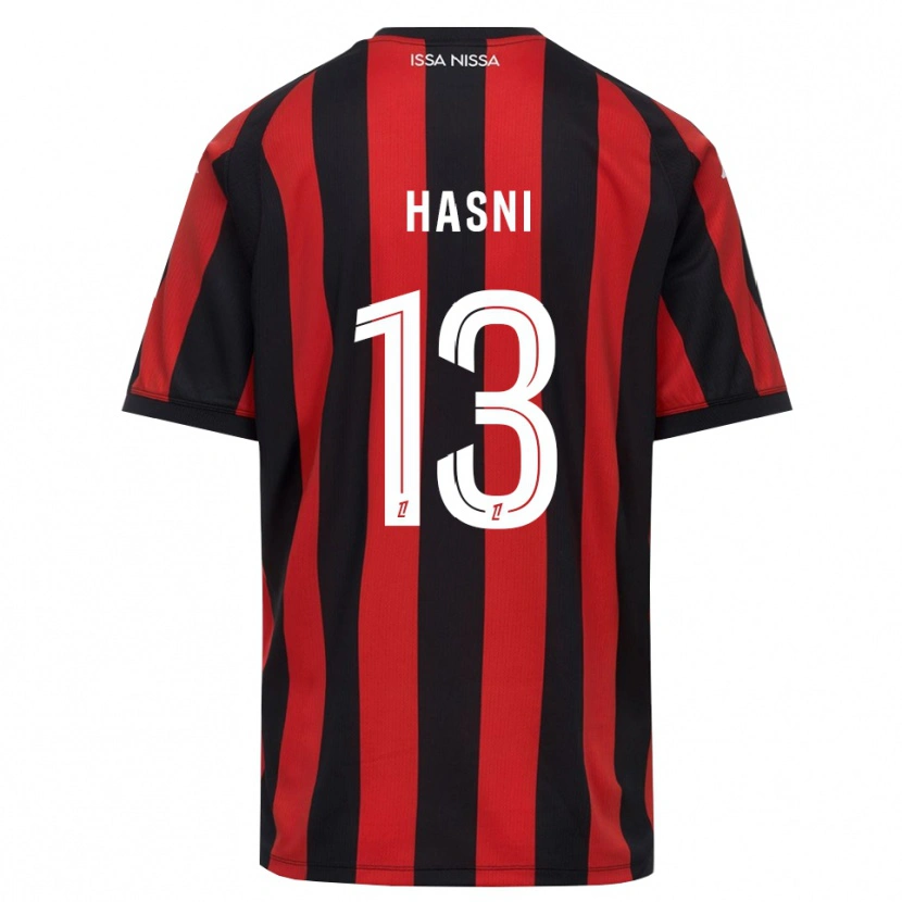 Danxen Homme Maillot Zinedine Hasni #13 Rouge Noir Blanc Tenues Domicile 2026/27 T-Shirt