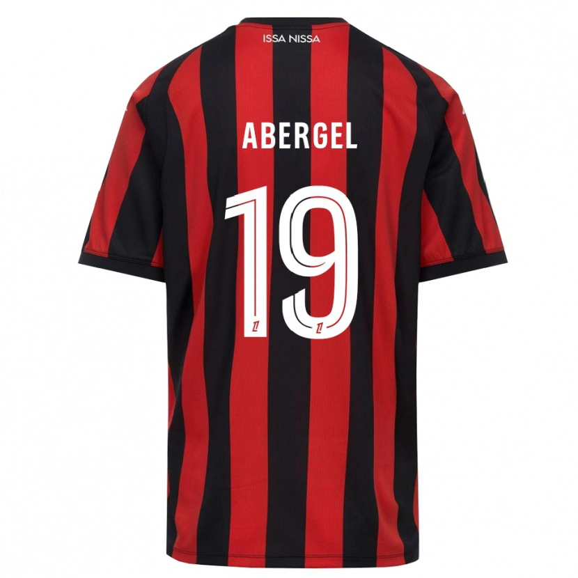 Danxen Homme Maillot Laurent Abergel #19 Rouge Noir Blanc Tenues Domicile 2026/27 T-Shirt