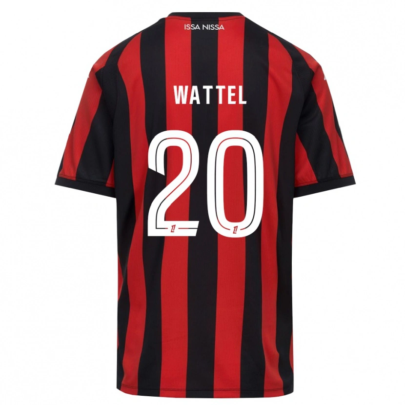 Danxen Homme Maillot Sami Wattel #20 Rouge Noir Blanc Tenues Domicile 2026/27 T-Shirt