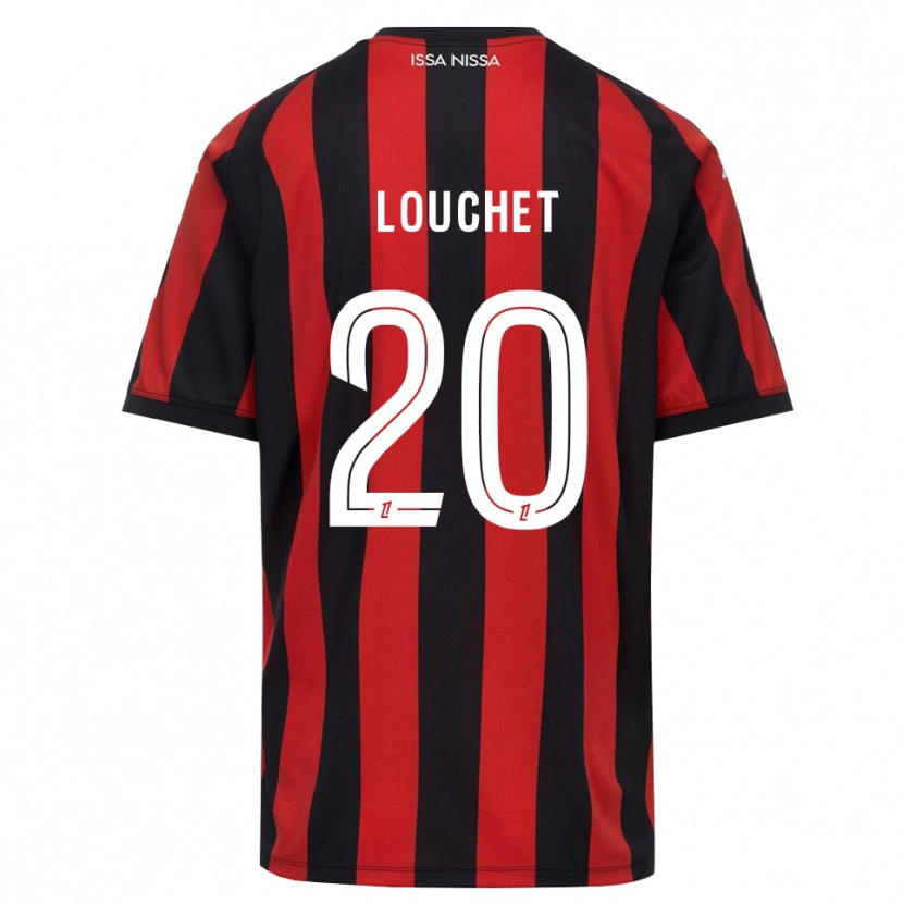 Danxen Homme Maillot Tom Louchet #20 Rouge Noir Blanc Tenues Domicile 2026/27 T-Shirt