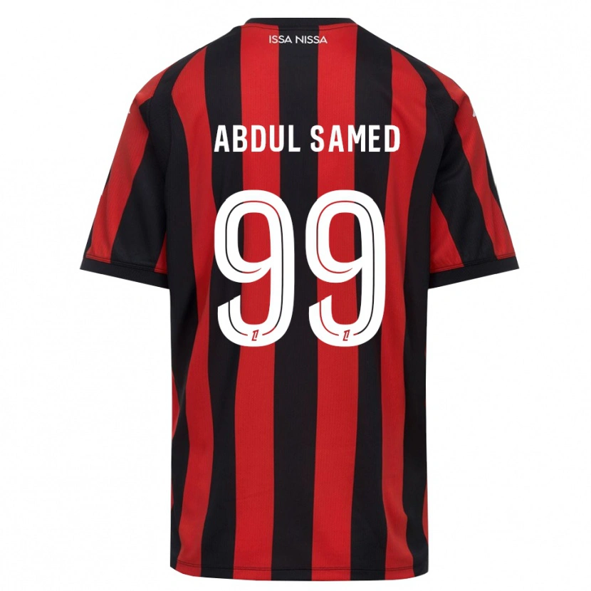 Danxen Homme Maillot Salis Abdul Samed #99 Rouge Noir Blanc Tenues Domicile 2026/27 T-Shirt