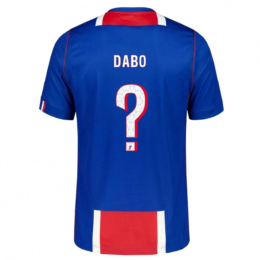 Danxen Homme Maillot Mariama Dabo #0 Rouge Blanc Bleu Tenues Domicile 2026/27 T-Shirt