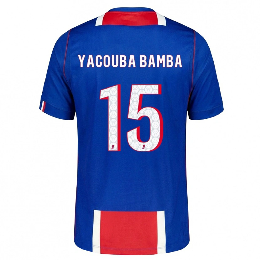 Danxen Homme Maillot Ben Yacouba Bamba #15 Rouge Blanc Bleu Tenues Domicile 2026/27 T-Shirt