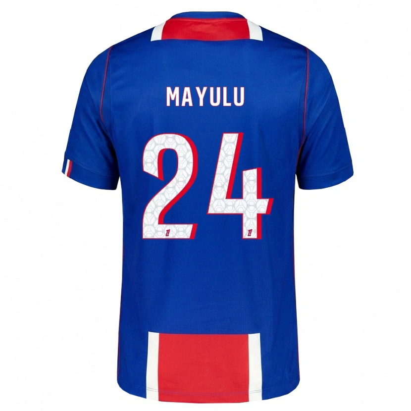 Danxen Homme Maillot Senny Mayulu #24 Rouge Blanc Bleu Tenues Domicile 2026/27 T-Shirt