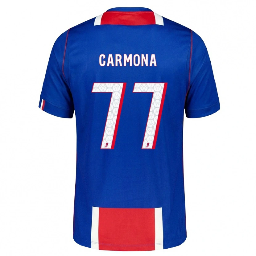 Danxen Homme Maillot Olga Carmona #77 Rouge Blanc Bleu Tenues Domicile 2026/27 T-Shirt