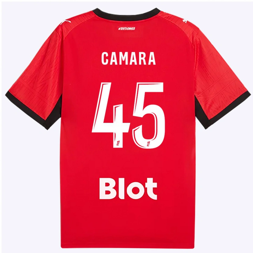 Danxen Homme Maillot Mahdi Camara #45 Rouge Noir Blanc Tenues Domicile 2026/27 T-Shirt