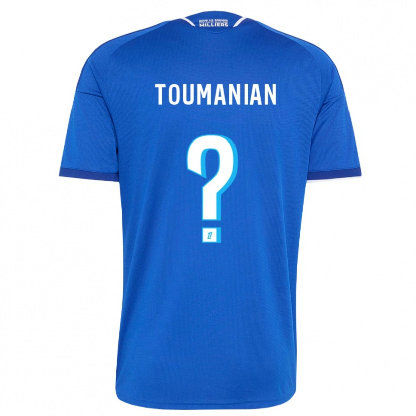 Danxen Homme Maillot Anthony Toumanian #0 Bleu Royal Blanc Tenues Domicile 2026/27 T-Shirt