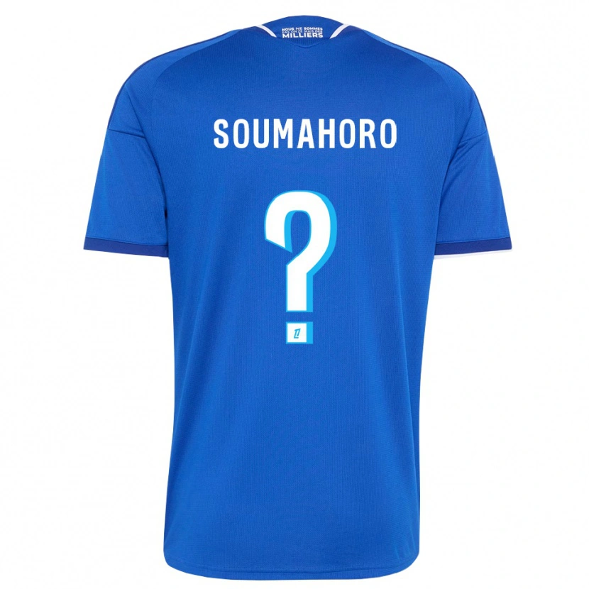 Danxen Homme Maillot Mohamed Soumahoro #0 Bleu Royal Blanc Tenues Domicile 2026/27 T-Shirt