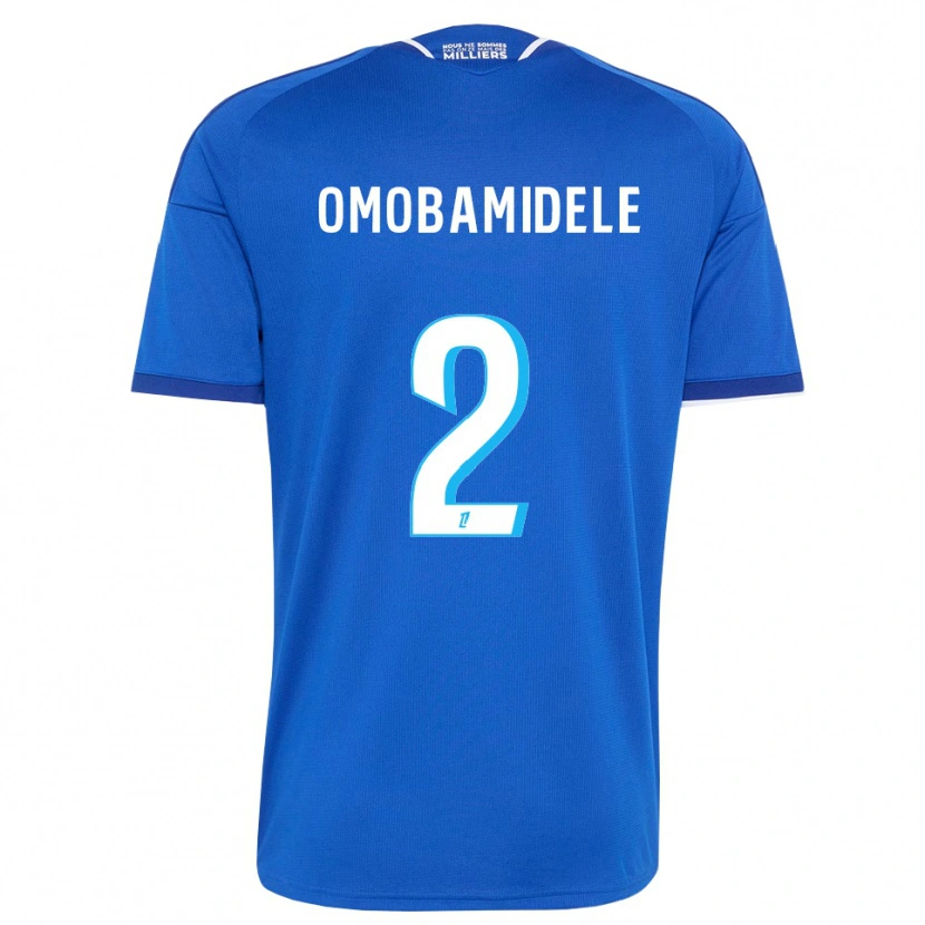 Danxen Homme Maillot Andrew Omobamidele #2 Bleu Royal Blanc Tenues Domicile 2026/27 T-Shirt