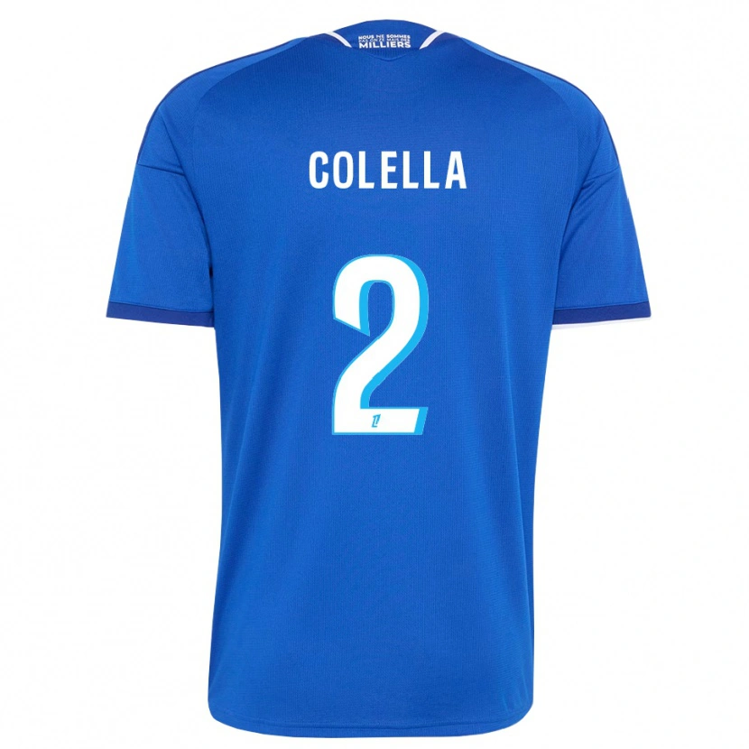 Danxen Homme Maillot Hugo Colella #2 Bleu Royal Blanc Tenues Domicile 2026/27 T-Shirt