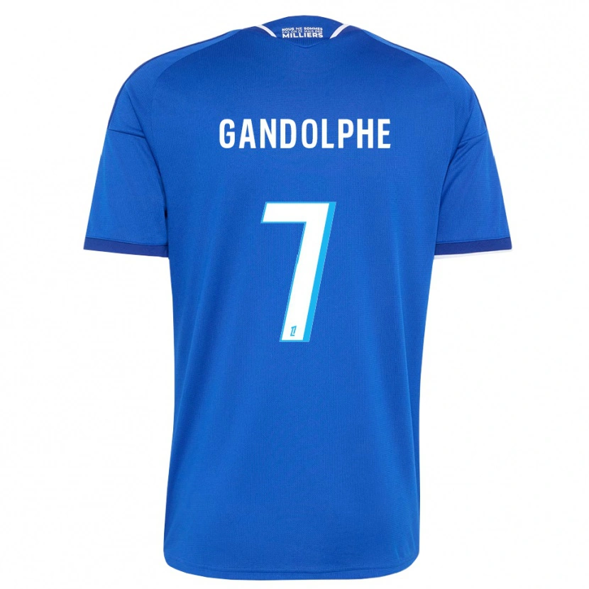 Danxen Homme Maillot Adrien Gandolphe #7 Bleu Royal Blanc Tenues Domicile 2026/27 T-Shirt