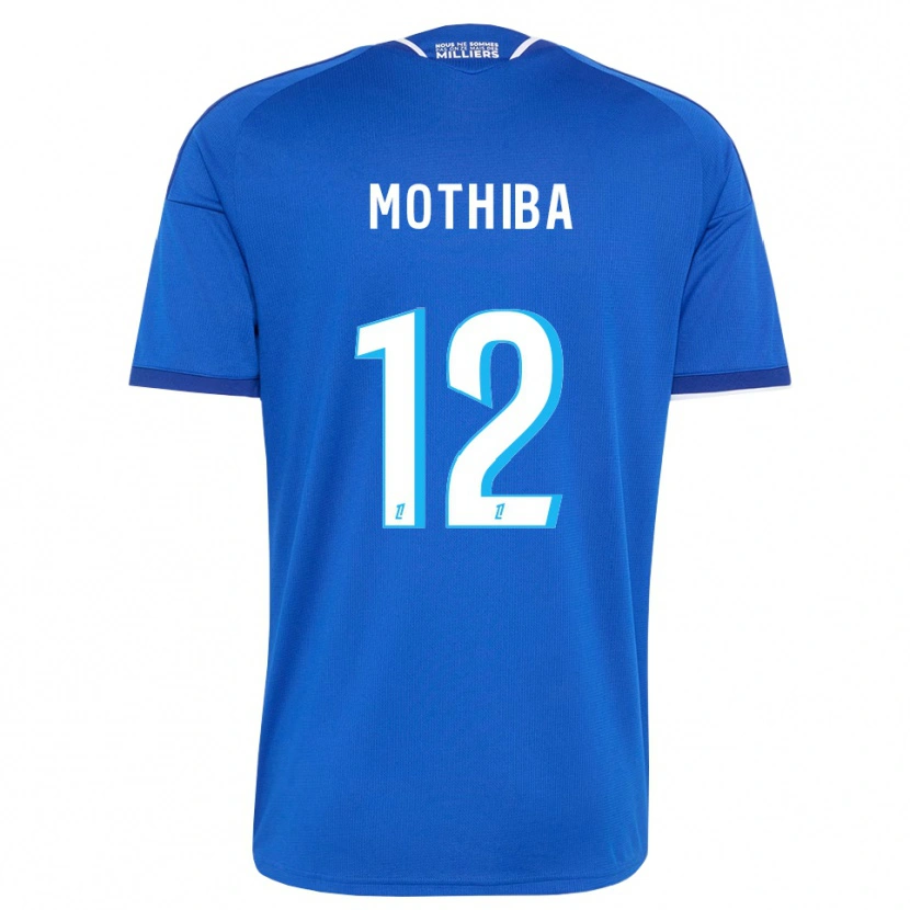 Danxen Homme Maillot Lebo Mothiba #12 Bleu Royal Blanc Tenues Domicile 2026/27 T-Shirt